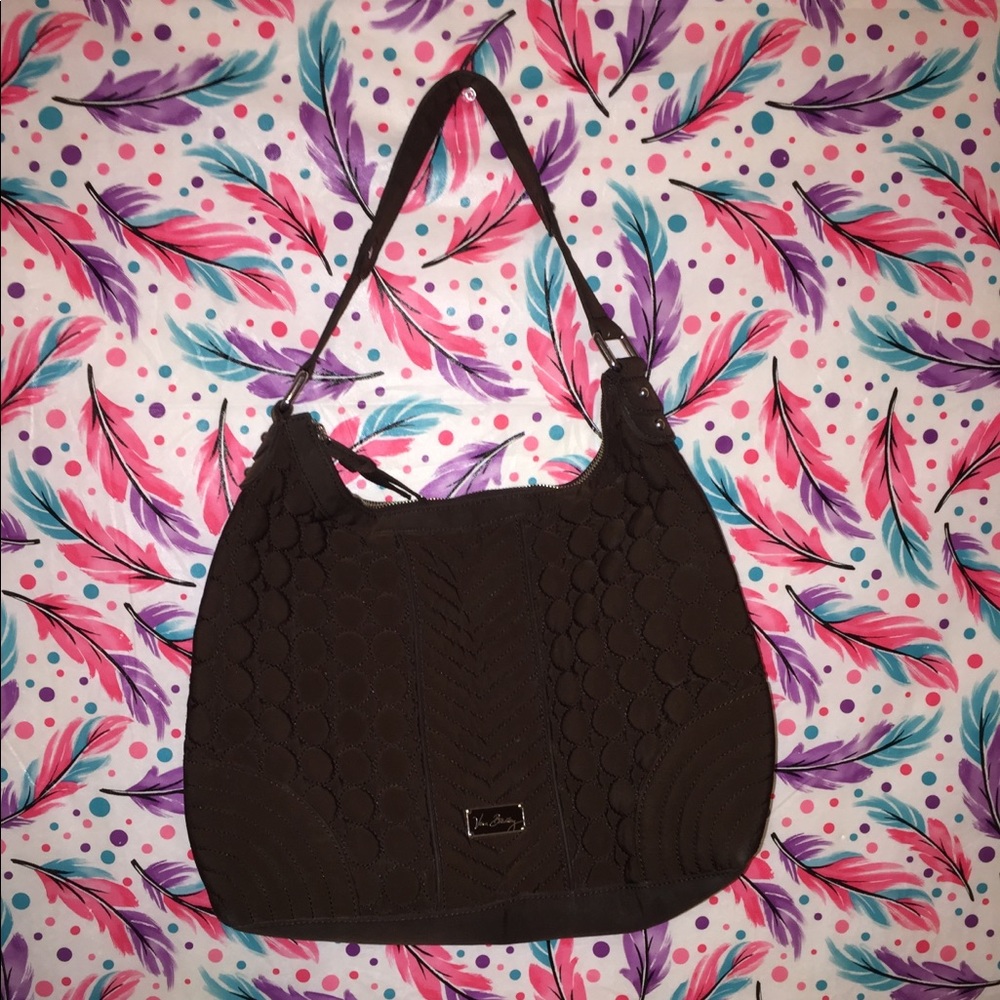 Vera Bradley Brown Quilted Purse